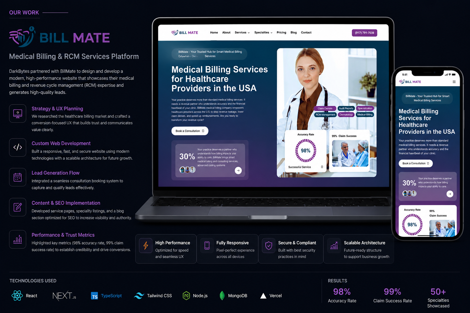 BillMate Medical Billing Platform