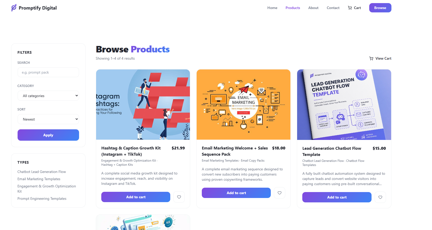 Promptify Digital — AI-Powered Digital Products & Automation Templates