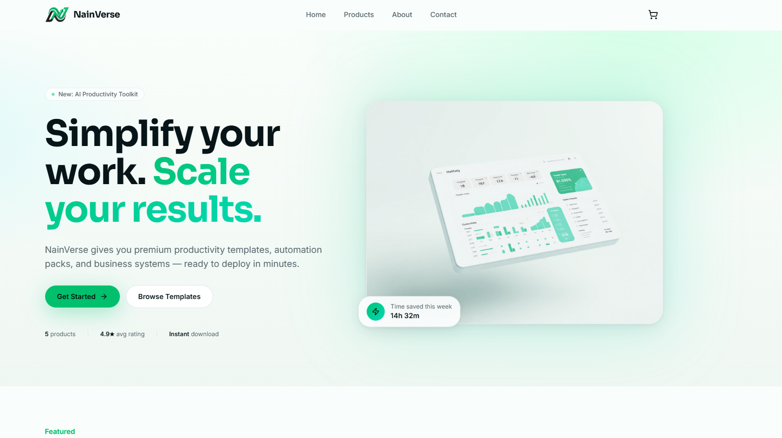 NainVerse — Productivity Templates & Business Automation Systems