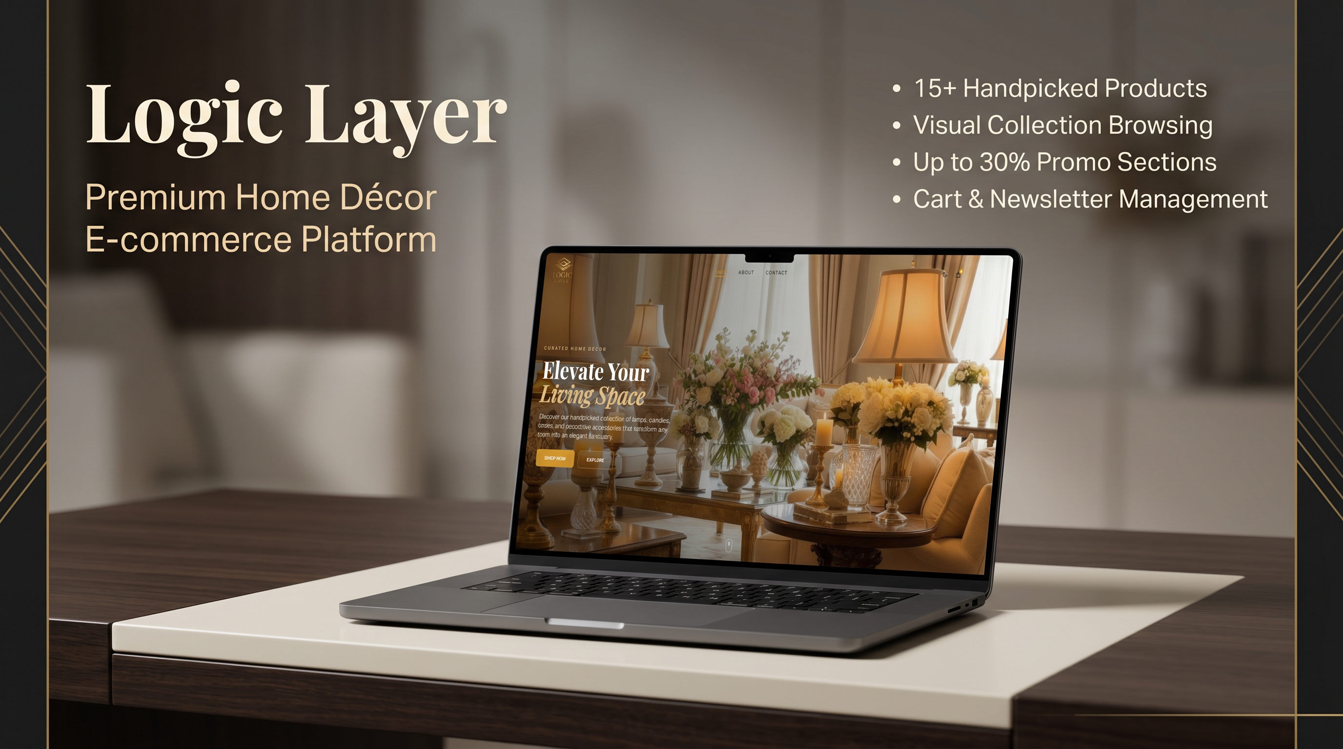 Logic Layer — Premium Home Décor E-commerce Store